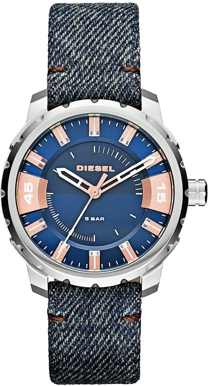 Montre Diesel Stronghold DZ1722 pour Homme - Cadran et bracelet bleu
