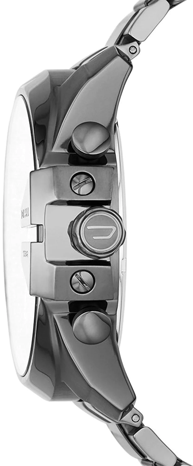 Montre Diesel Mega Chief DZ4329 pour Homme, Boîtier Acier Anthracite 59mm vue 3