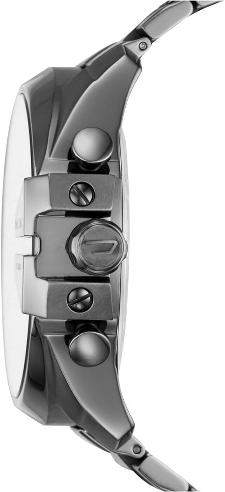 Montre Homme Diesel Mega Chief DZ4421 en Acier Gris Anthracite vue 2