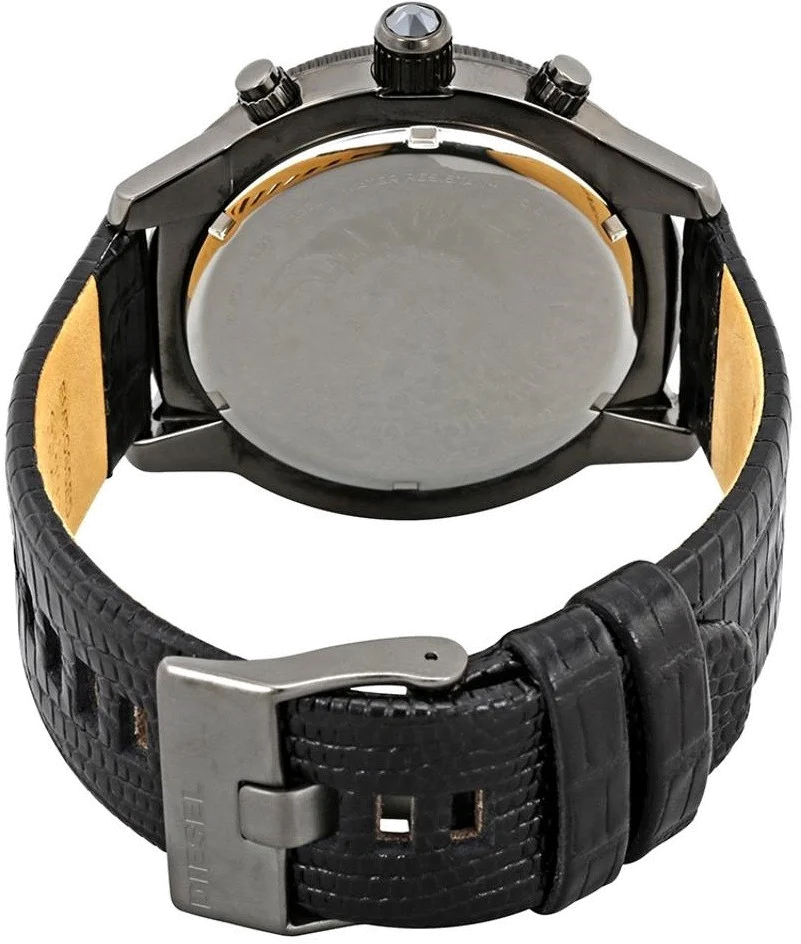 Montre Homme Diesel Padlock Chronographe Noir DZ4437 vue 4