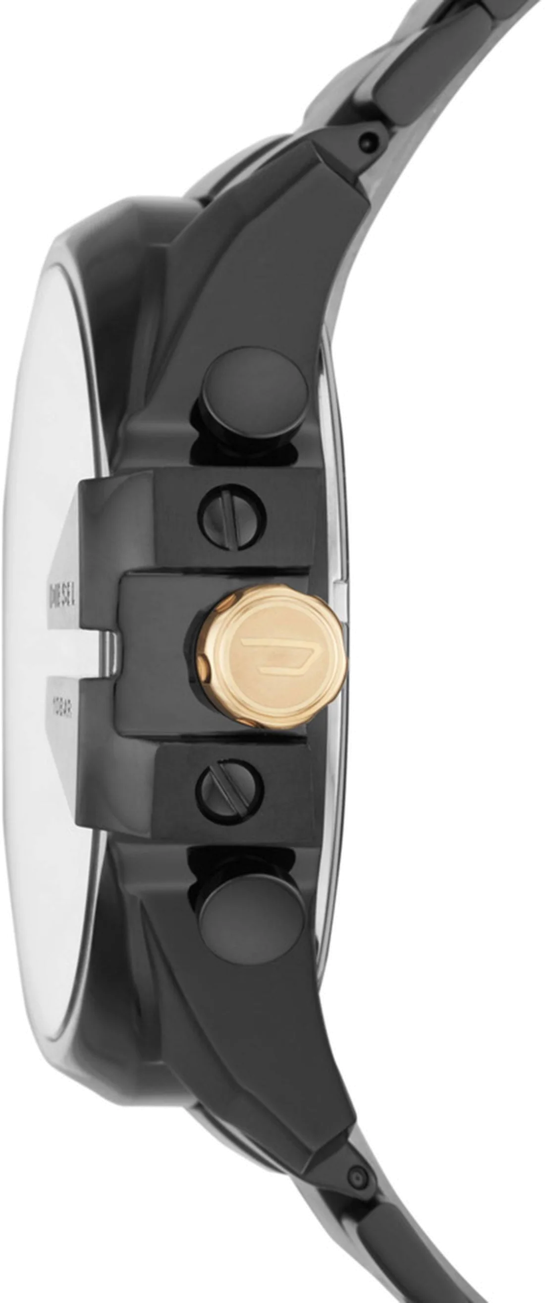 Montre Diesel DZ4479 pour Homme - Boîtier Noir, Cadran Gris, Bracelet Acier vue 2