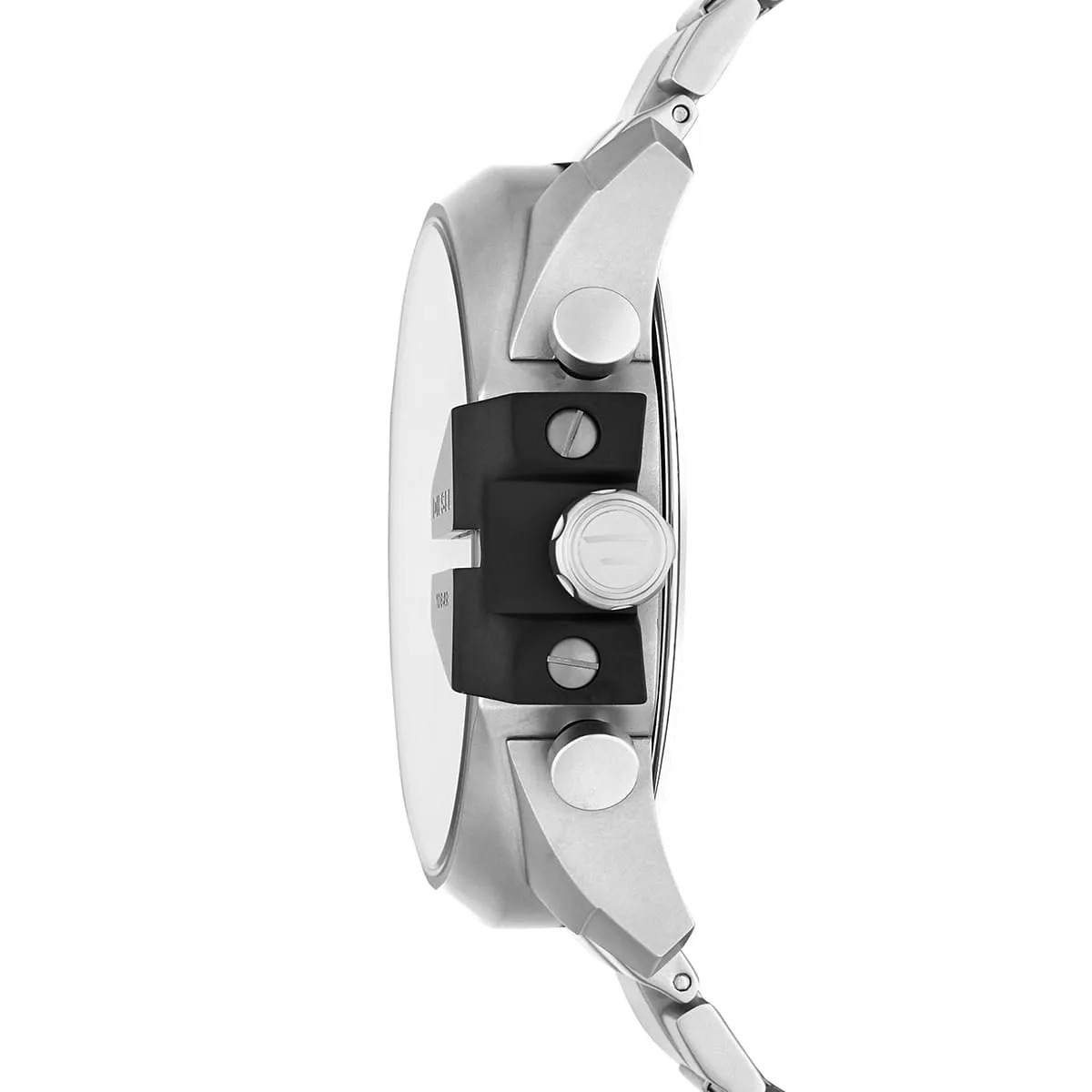 Montre Diesel DZ4501 Mega Chief Chronographe Acier Inox Argent pour Homme vue 2