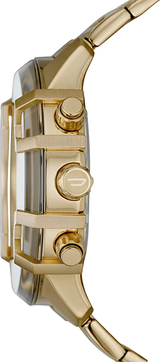 Montre Diesel DZ4573 Homme en Acier Doré Jaune 48mm vue 2