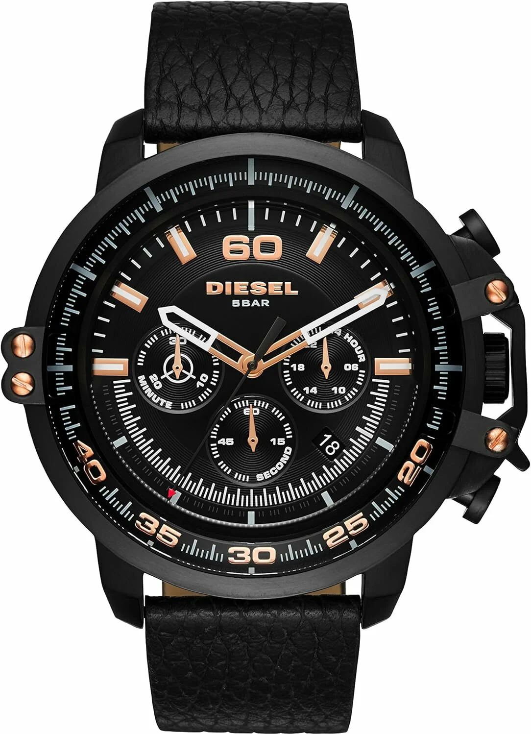 Montre Diesel Baby Chief DZ4600 Homme en Acier Inoxydable Gris vue 3