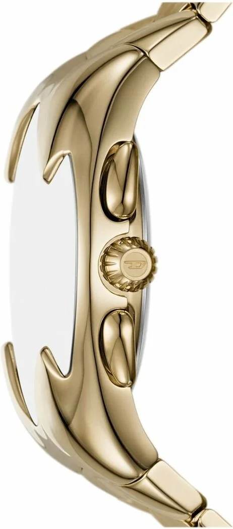 Montre Diesel DZ4681 Unisexe - Boîtier et bracelet acier inoxydable doré, cadran multifonction vue 3