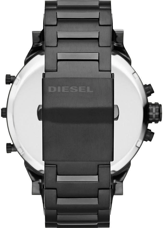 Montre Diesel Mr Daddy 2.0 DZ7312 Homme - Cadran 57mm Noir Acier, Accents Or Rose vue 3