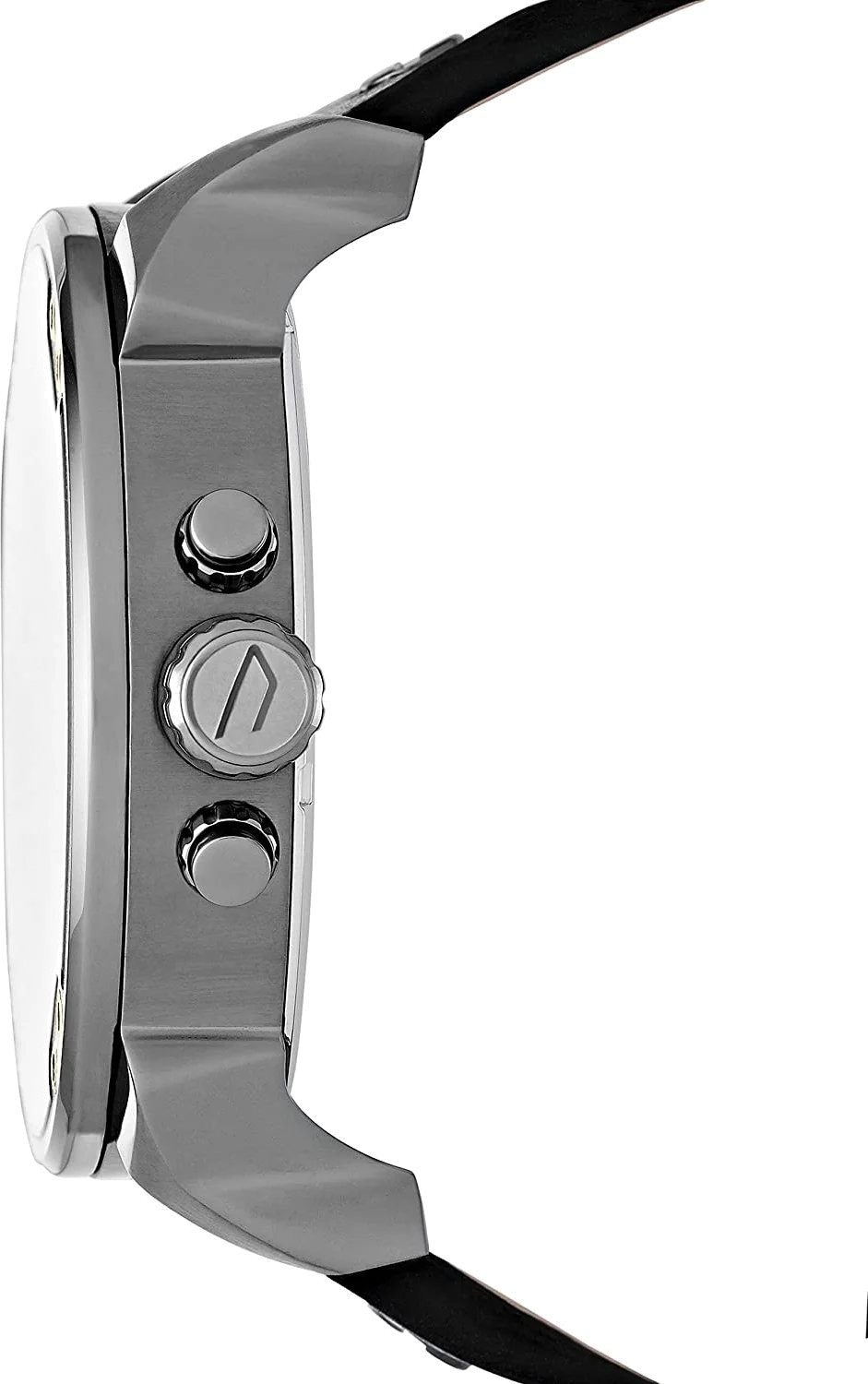 Montre Diesel Mr Daddy 2.0 DZ7348 pour Homme - Boîtier Noir 57mm, Bracelet Cuir Noir vue 3