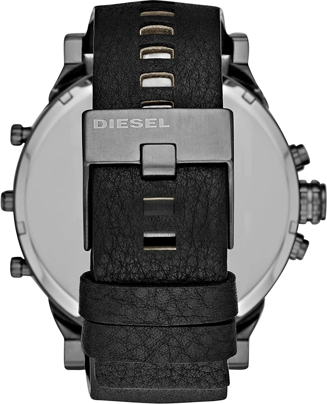 Montre Diesel Mr Daddy 2.0 DZ7348 pour Homme - Boîtier Noir 57mm, Bracelet Cuir Noir vue 4