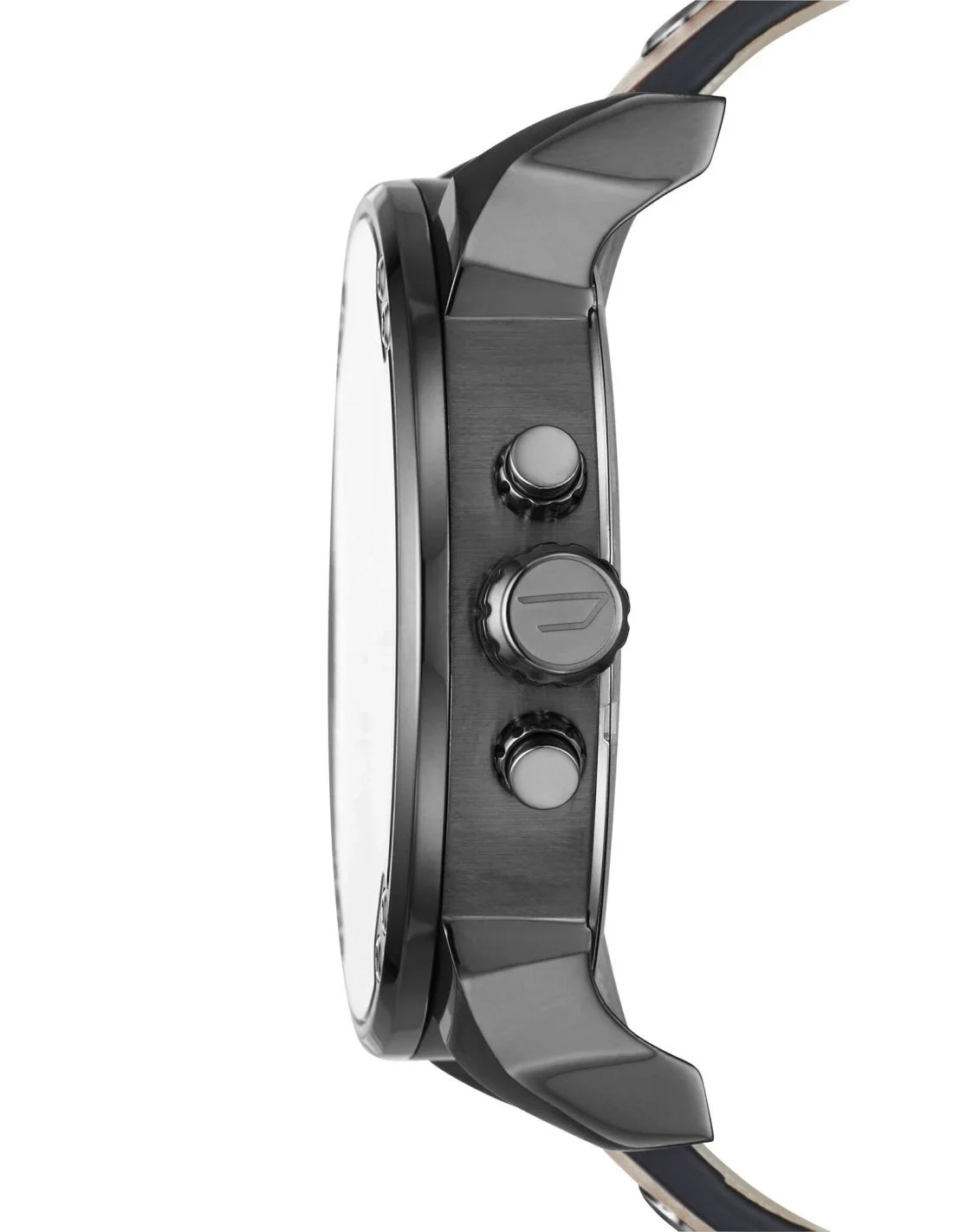 Montre Homme Diesel Mr Daddy DZ7394 Noir Cadran Argent Multifonctions vue 2