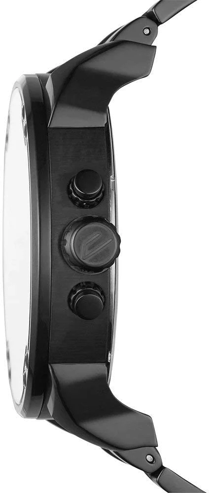 Montre Diesel Mr Daddy DZ7395 pour Homme, Boîtier Acier Noir 57mm avec Affichage Multi-Fuseaux et Accents Cuivrés vue 2