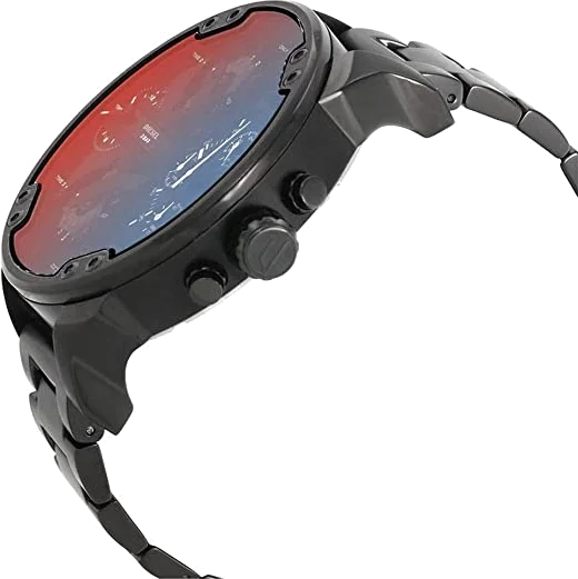 Montre Diesel Mr Daddy DZ7395 pour Homme, Boîtier Acier Noir 57mm avec Affichage Multi-Fuseaux et Accents Cuivrés vue 3