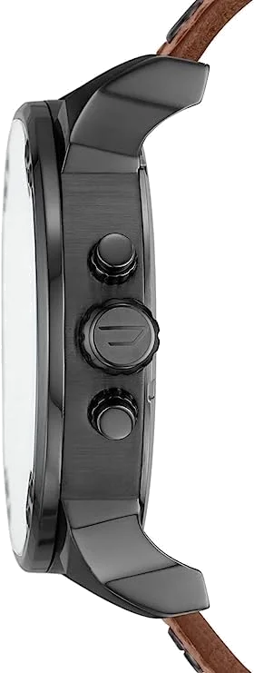 Montre Diesel DZ7413 Mr Daddy 2.0 Homme - Chronographe Cadran Noir sur Bracelet Cuir Marron vue 2