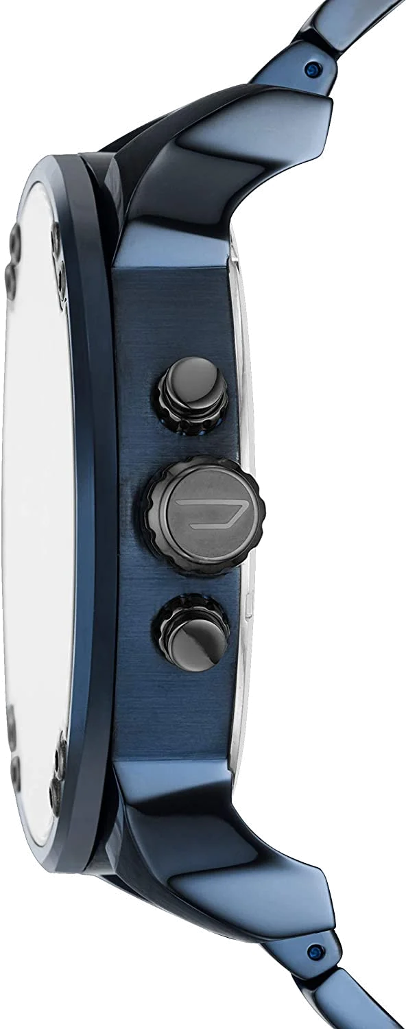 Montre Homme Diesel Mr Daddy 2.0 DZ7414 Chronographe XXL en Acier Bleu vue 2