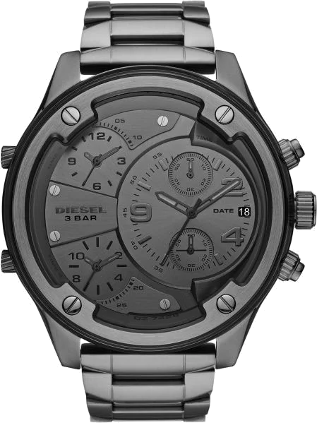 Montre Diesel DZ7426 Boltdown Homme - Chronographe Quartz Acier Gunmetal 56mm