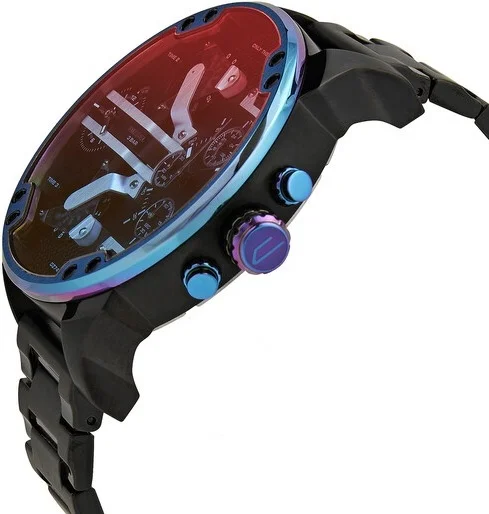 Montre Homme Diesel Mr Daddy 2.0 DZ7436 Cadran Iridé Multifonction Noir vue 4
