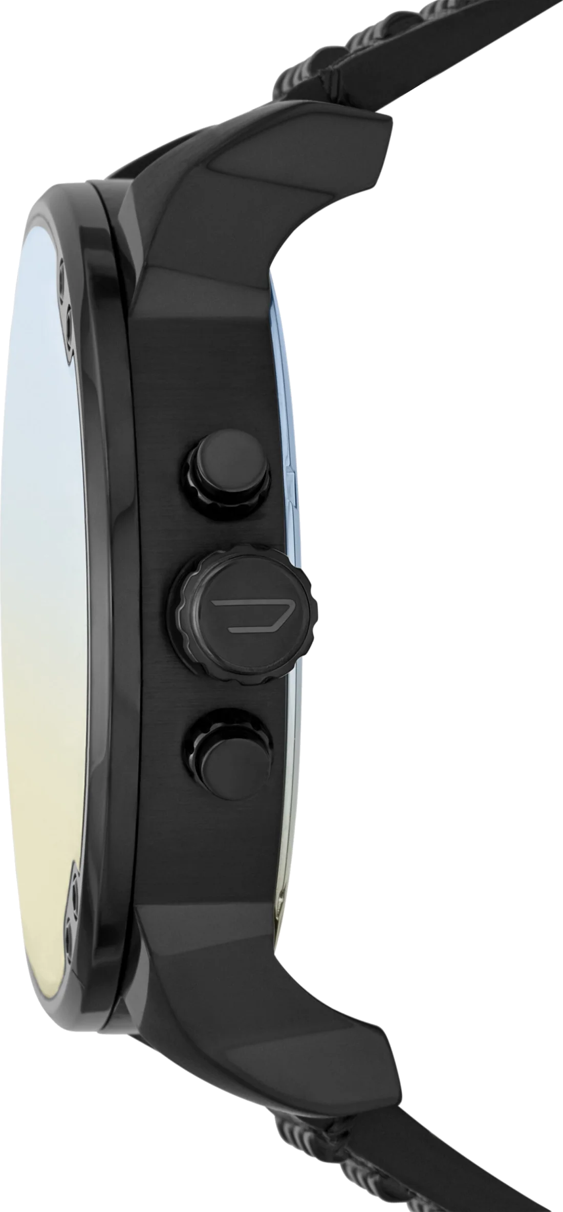 Montre Diesel DZ7451 Big Daddy pour Homme - Boîtier Noir 57mm & Bracelet Cuir Noir vue 2