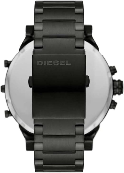 Montre Diesel Mr Daddy 2.0 DZ7460 acier inoxydable noir multi-cadrans vue 3