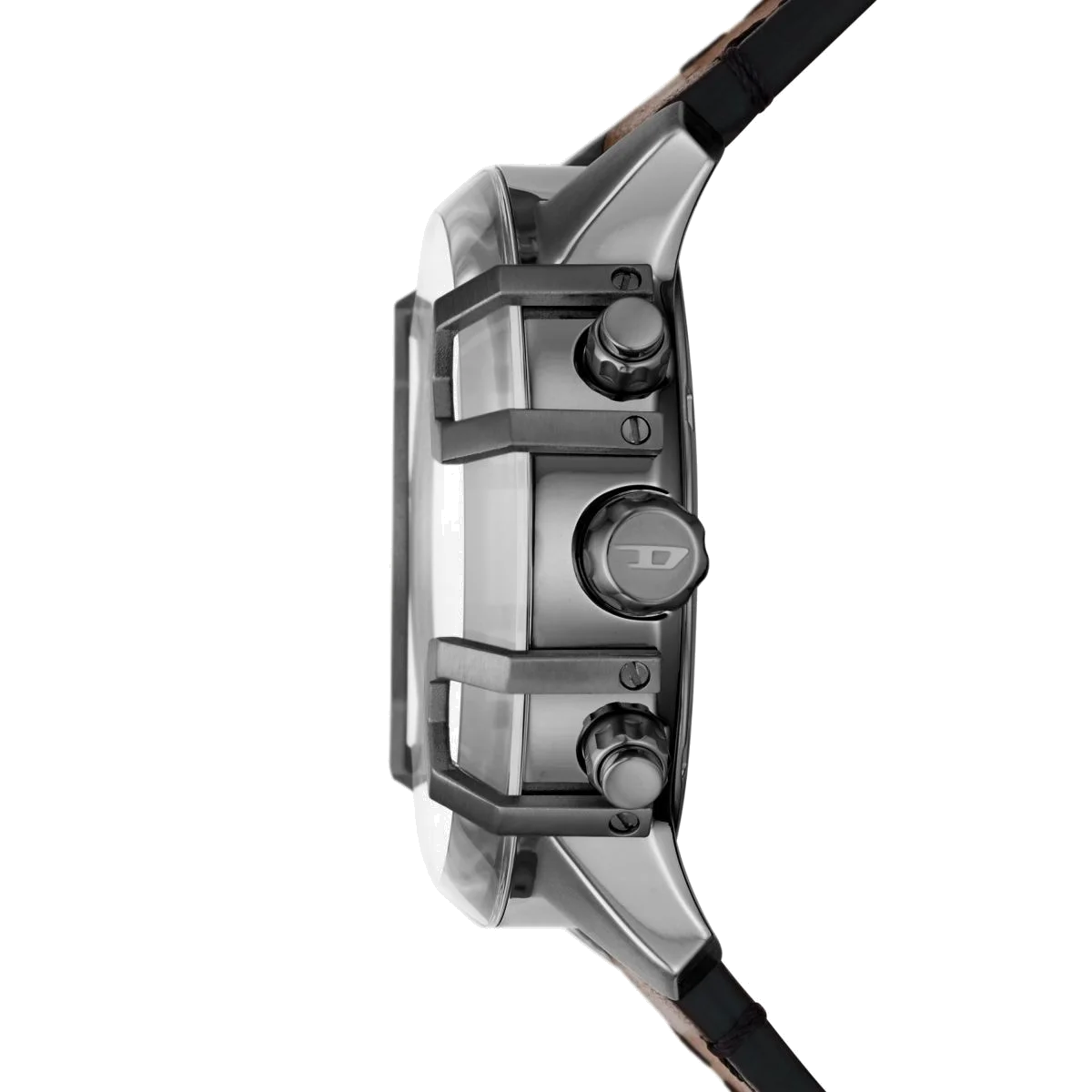 Montre Homme Diesel Griffed Mini DZ4604 bracelet cuir marron vue 3