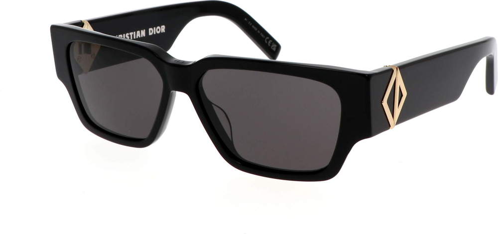 Lunettes de soleil DIOR CD Diamond S51 en acétate - Noir vue 3