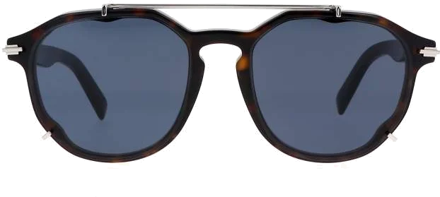 Lunettes de soleil Dior DIORBLACKSUIT RI rondes double pont pour homme vue 3