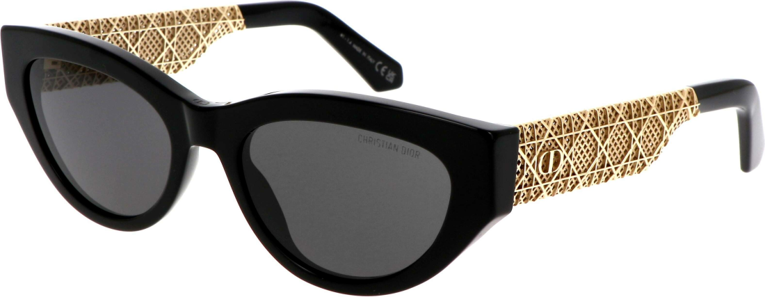 Lunettes de soleil DIOR DiorÉsille B1I en acétate - Noir vue 3