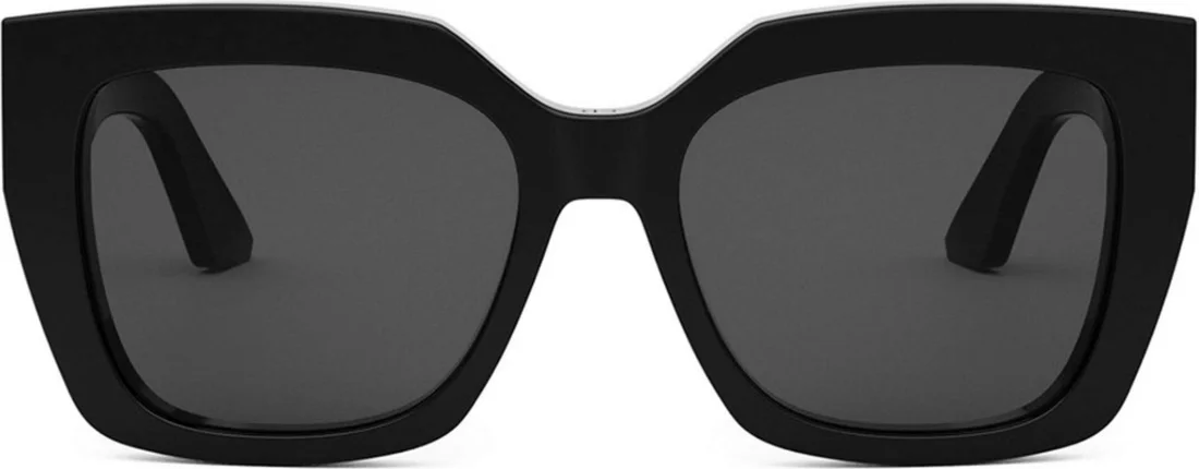 Lunettes de soleil Dior Miss Dior S2F en acétate noir pour femme vue 2