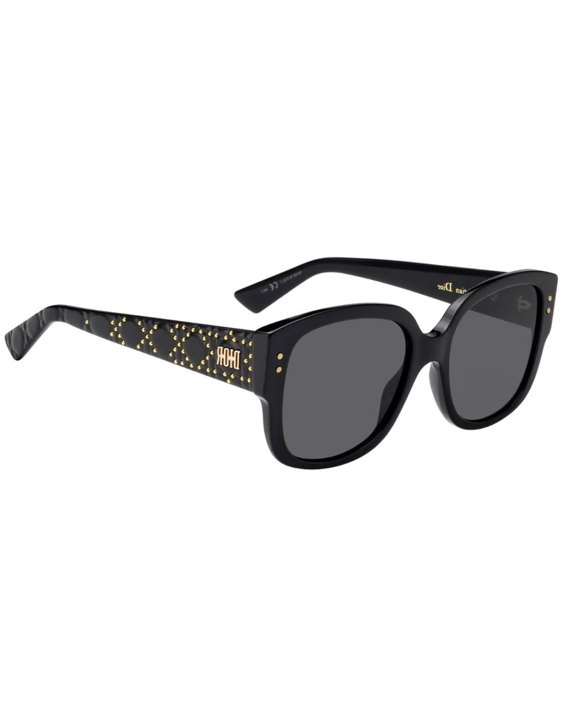 Lunettes de soleil Dior Ladydiorstuds 807 2K Noir vue 2