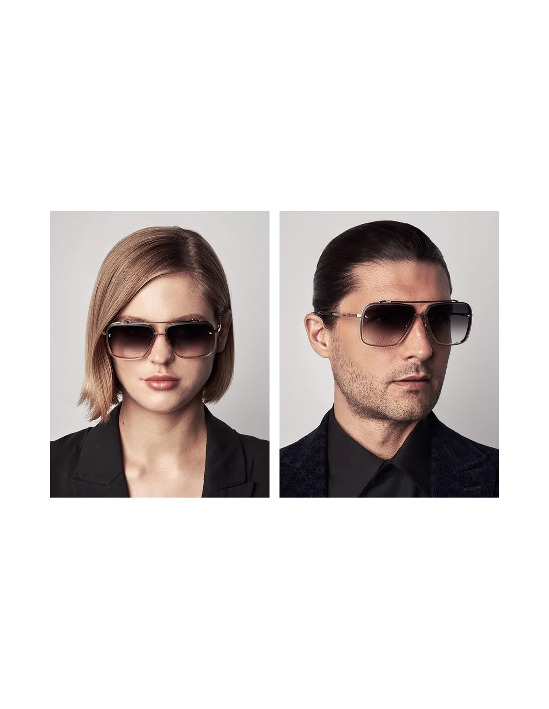 Lunettes de soleil DITA Mach Six DTS121-62 Or rose vue 4