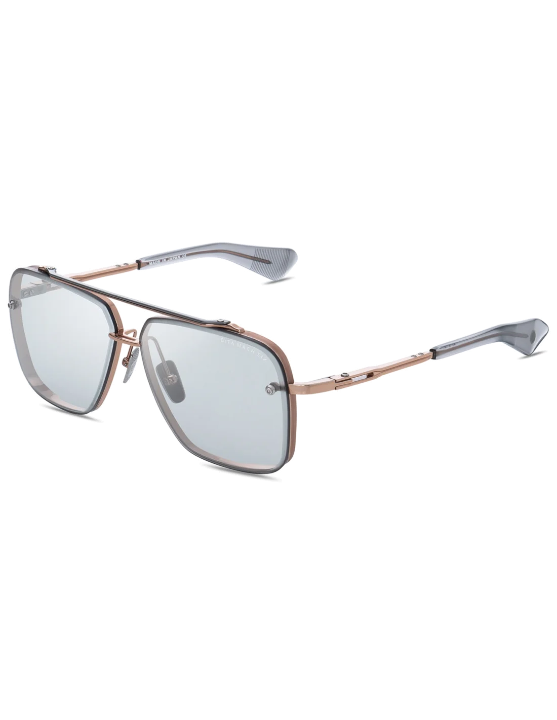 Lunettes de soleil DITA Mach Six DTS121-62 Or rose