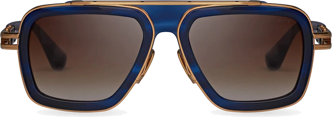Lunettes de soleil DITA LXN-EVO DTS403-A-03 Bleu Dégradé pour Homme vue 2