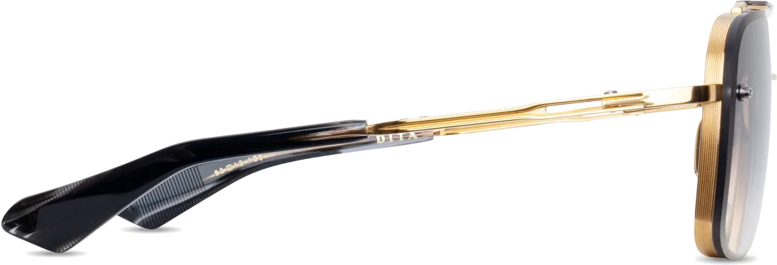 Lunettes de soleil DITA Mach Six DTS121-62-01-Z Titane Or Gris Unisexe vue 3