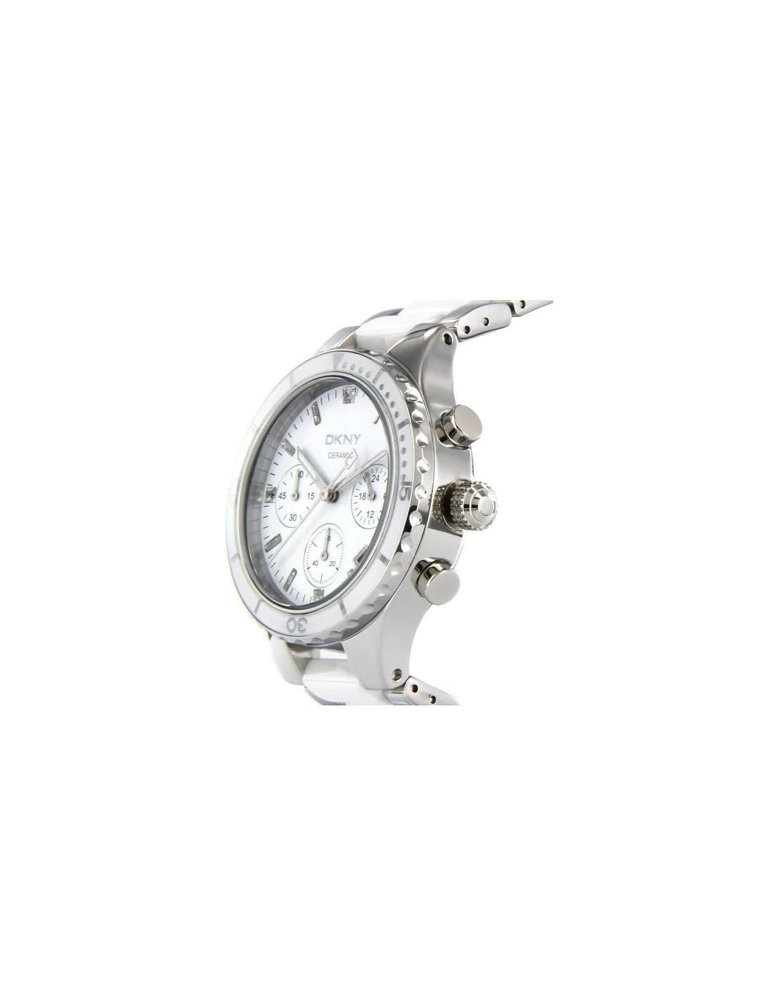 Montre Femme DKNY NY8502 Argent et blanche vue 2