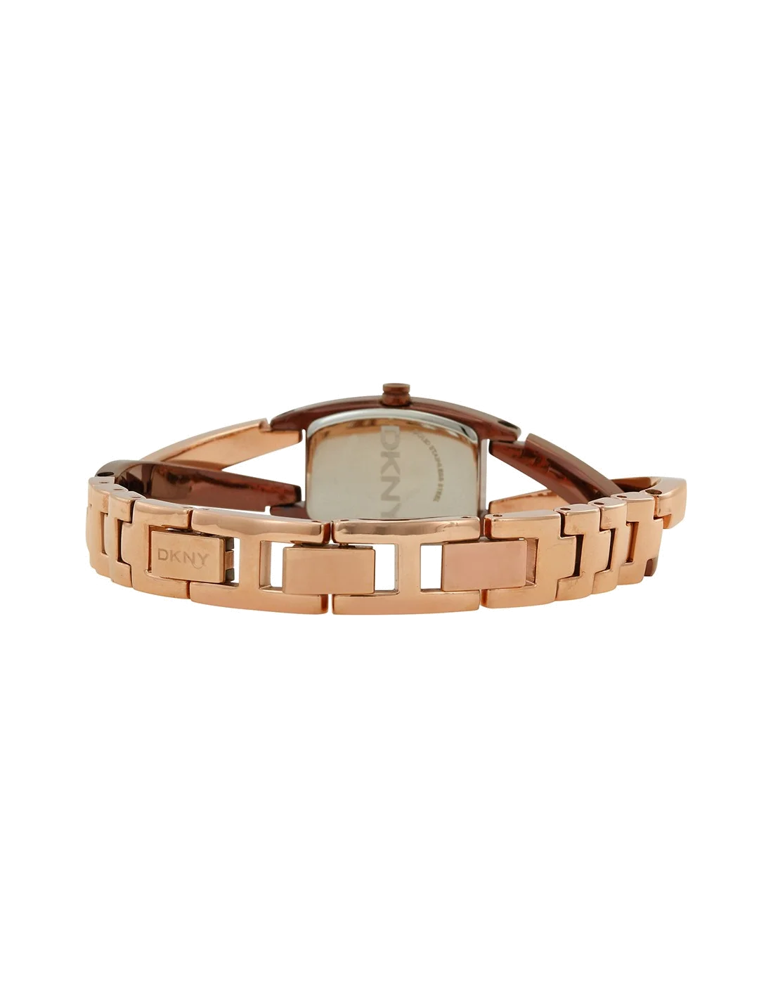 Montre Femme DKNY Essentials NY8439 Bracelet en acier torsadé bicolore vue 3