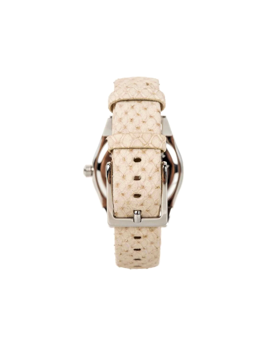 Montre Femme DKNY Nolita NY8789 Lunette en strass et bracelet beige vue 2