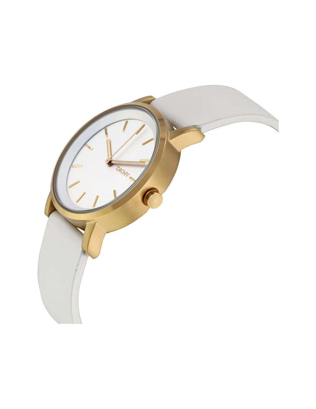 Montre Femme DKNY NY2340 Blanc Boîtier or vue 2