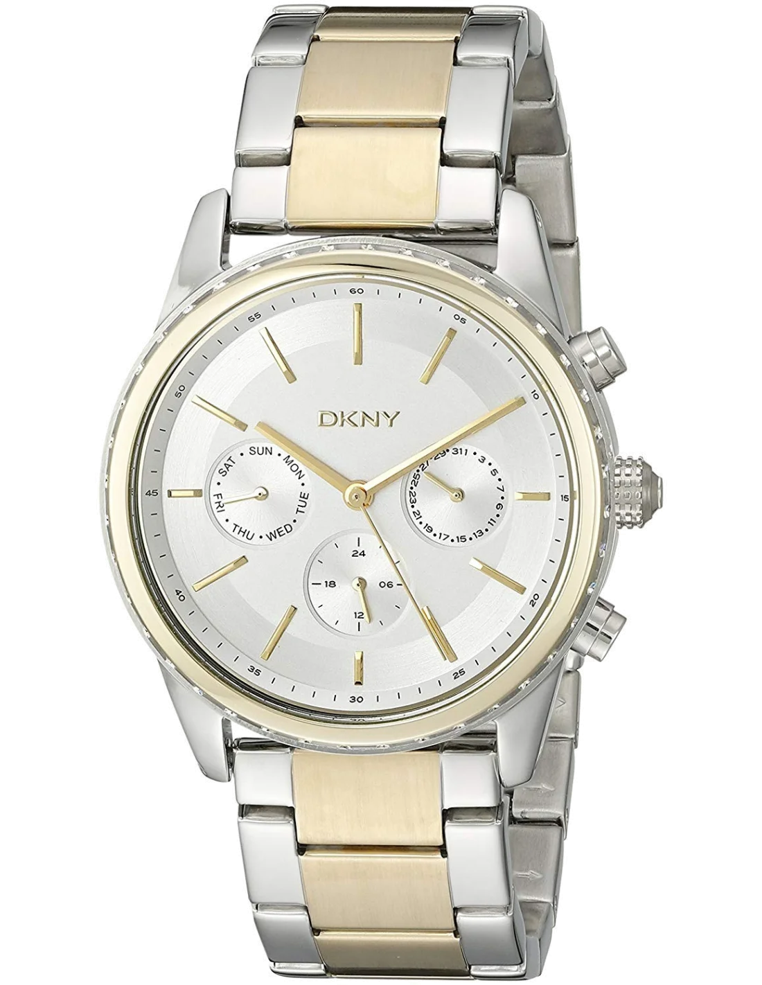 Montre Femme DKNY Rockaway NY2333 Or Bracelet bicolore