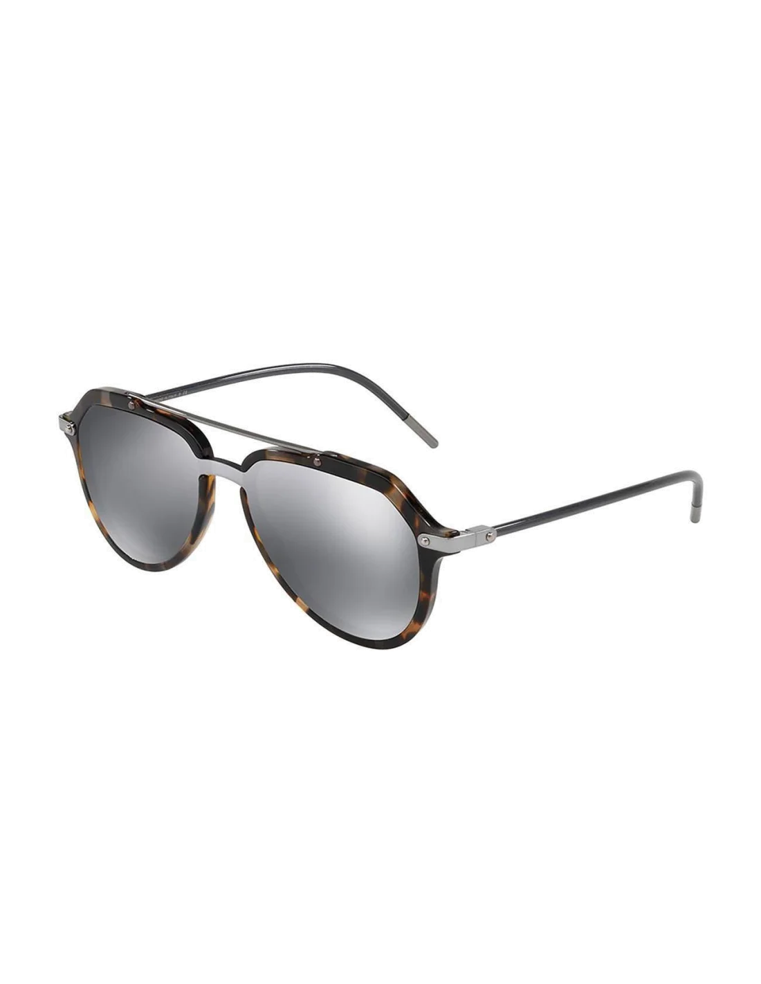 Lunettes de soleil Dolce & Gabbana DG4330 - Havana - Gris