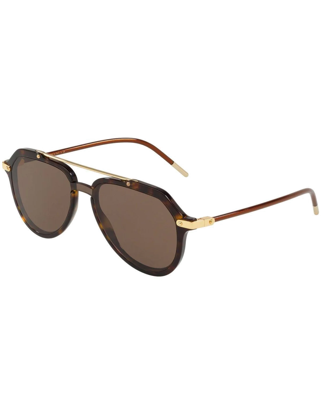 Lunettes de soleil Dolce & Gabbana DG4330 - Havana - Marron