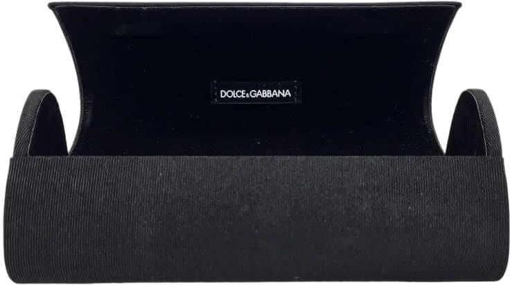 Étui rigide pour lunettes en velours noir Dolce & Gabbana - Réf. 112213 vue 2