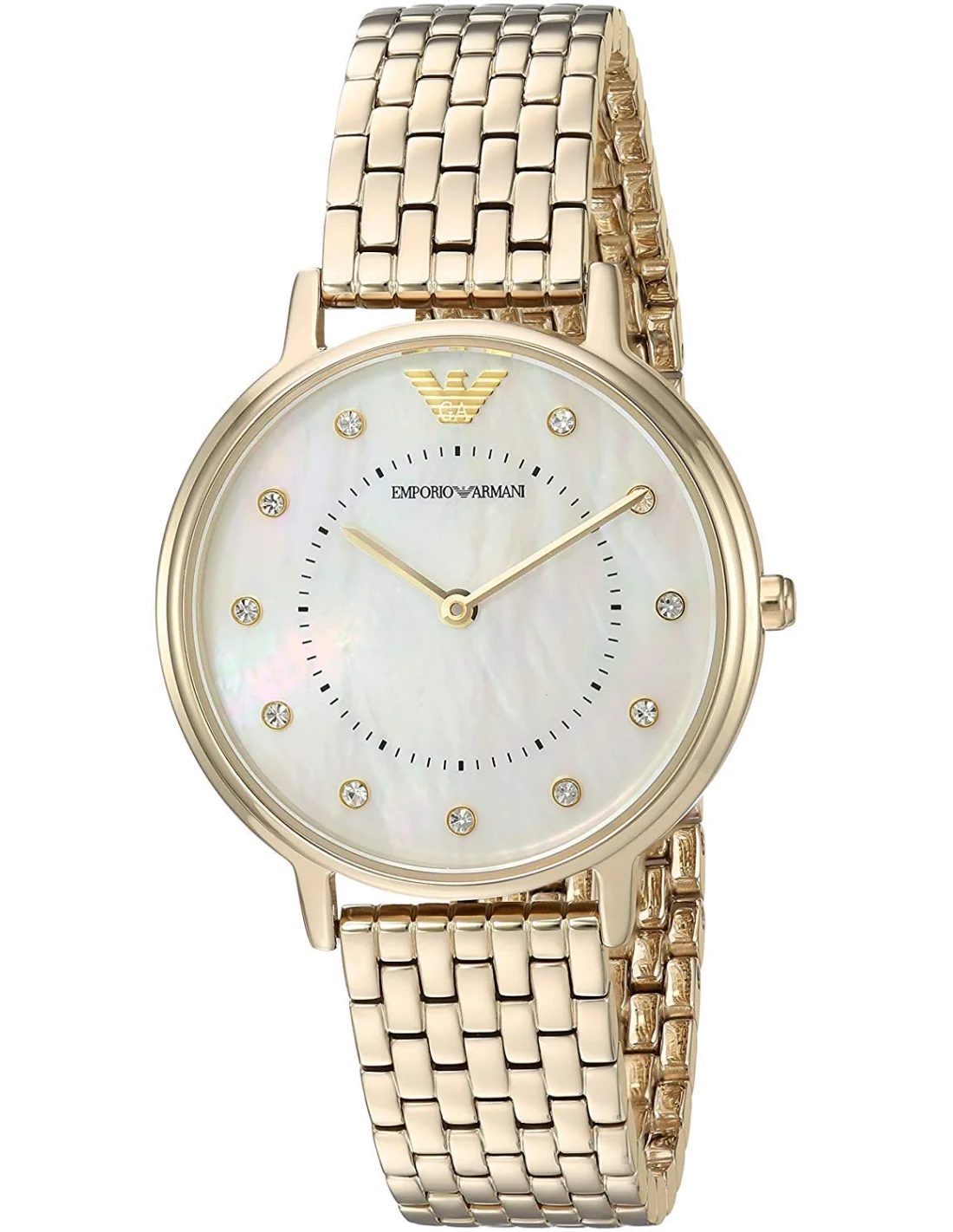 Montre Femme Emporio Armani AR11007 en Acier Doré avec Cadran en Nacre