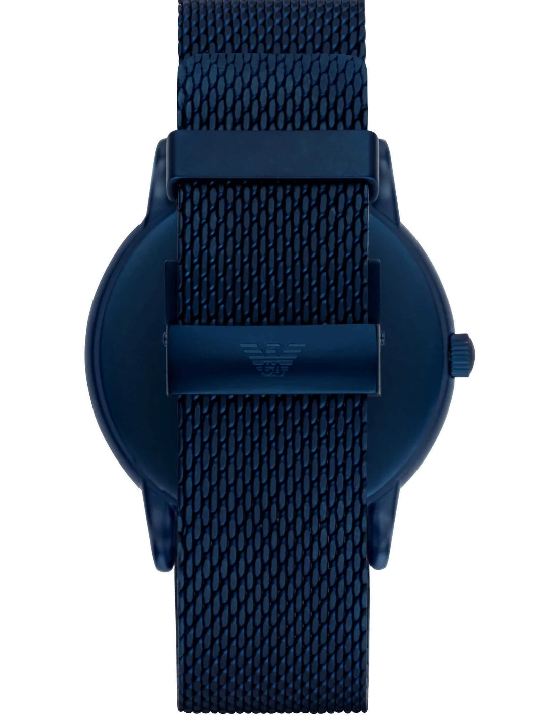 Montre Homme Emporio Armani AR11025 Cadran Blanc Bracelet Bleu vue 2