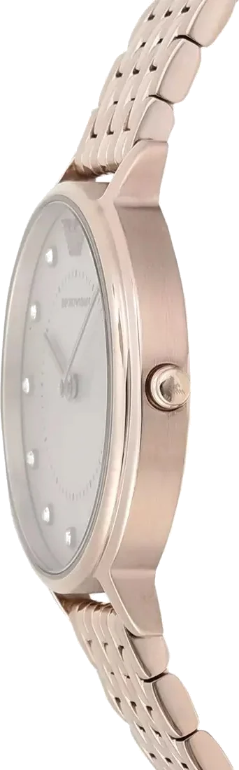 Montre-bracelet femme Emporio Armani AR11062, cadran 32mm en acier plaqué or rose vue 2