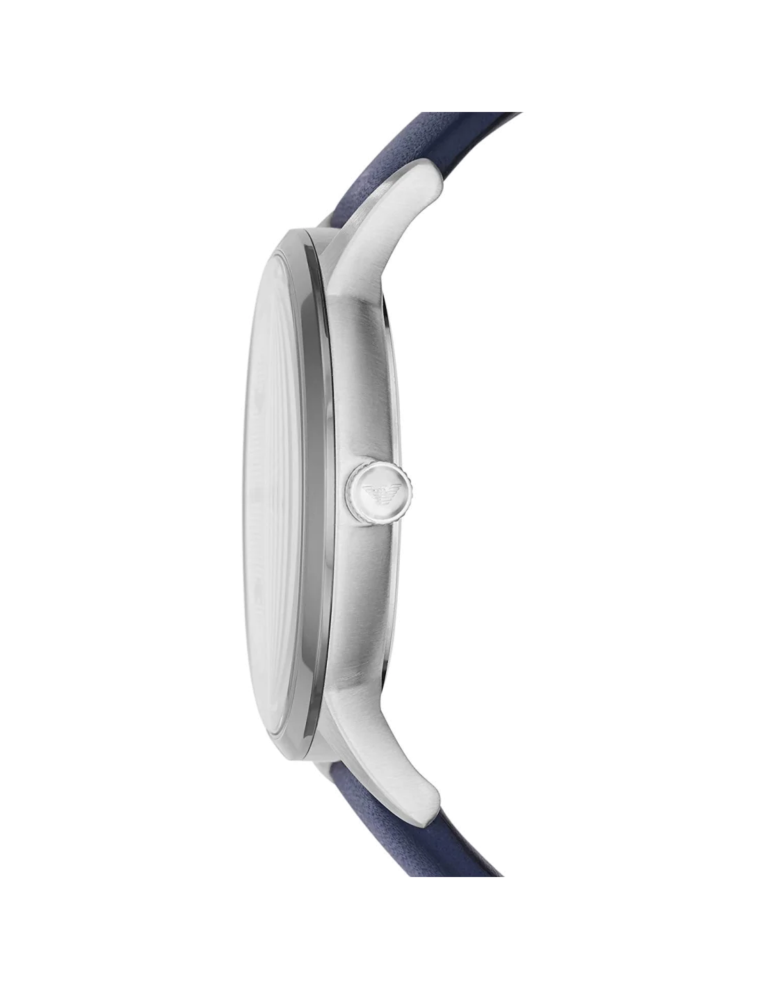 Montre Homme Emporio Armani Renato AR11119 Cadran Blanc Bracelet Cuir Bleu vue 2