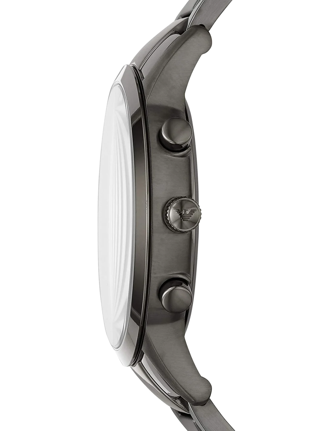 Montre Homme Emporio Armani Renato AR11215 Chronographe Acier Noir Cadran Anthracite vue 3