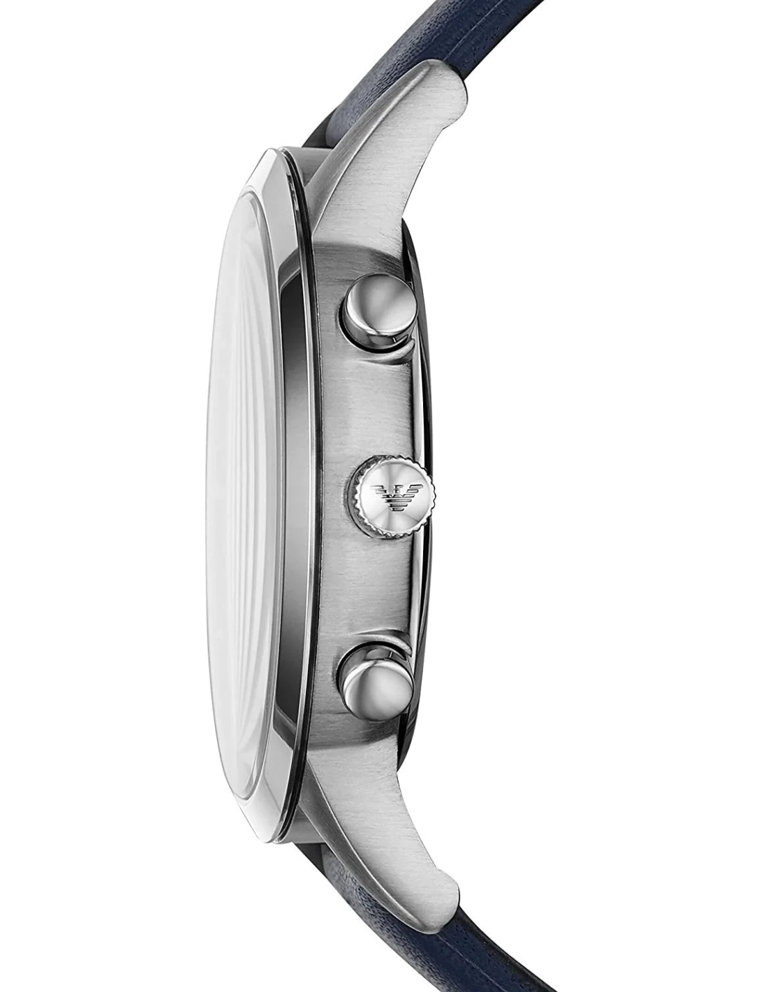 Montre Homme Emporio Armani AR11216 Chronographe Cadran Bleu Bracelet Cuir Bleu vue 2