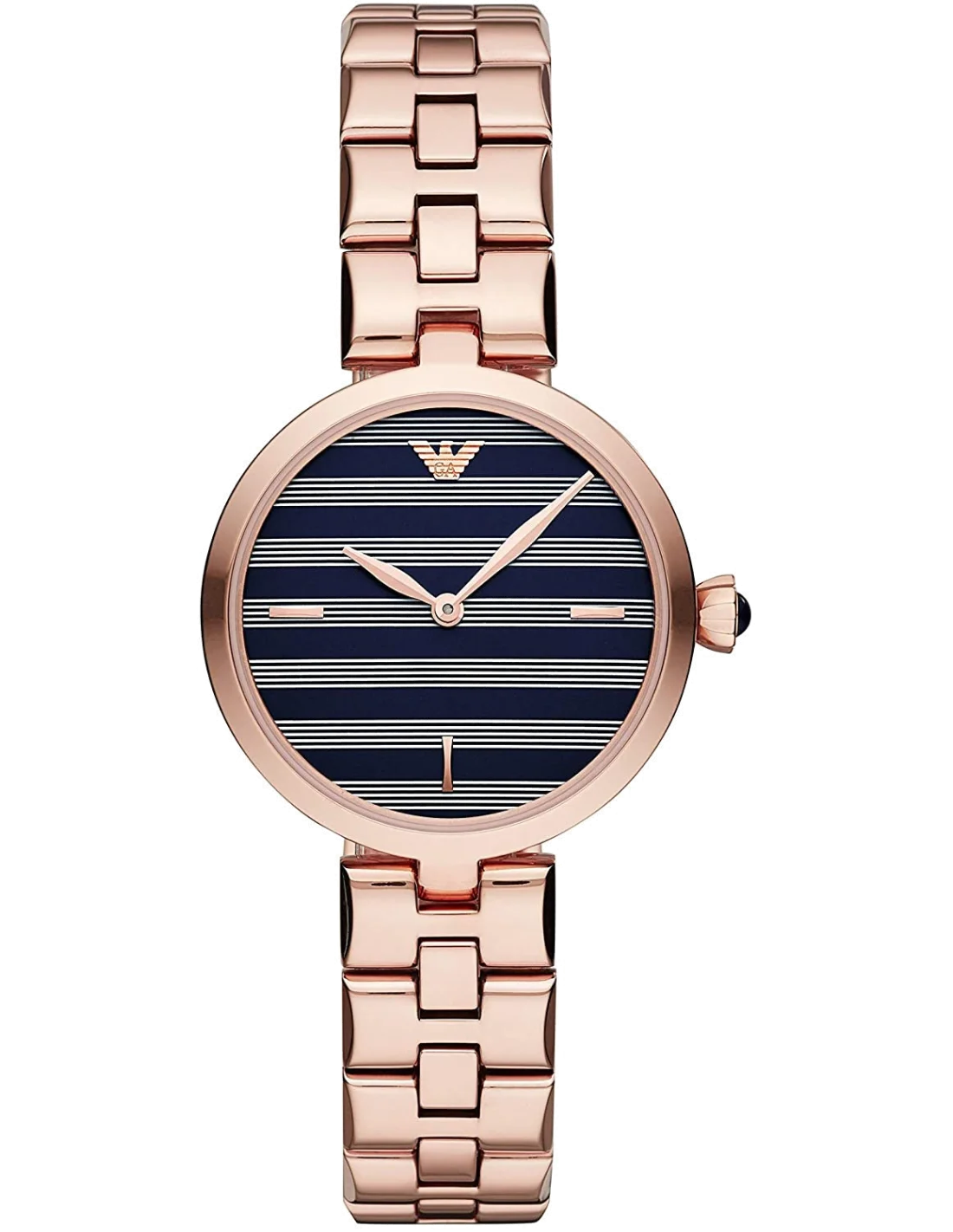 Montre Femme Emporio Armani Arianna AR11220 - Cadran Nacre & Bracelet Cuir - Boîtier Or Rose