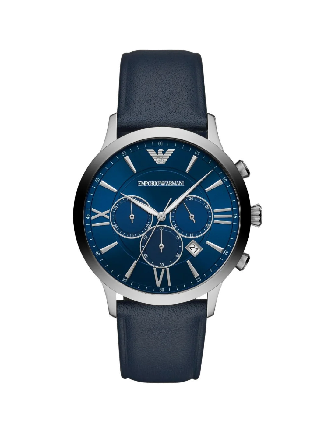 Montre Homme Emporio Armani Classique Chronographe Cadran Bleu AR11226
