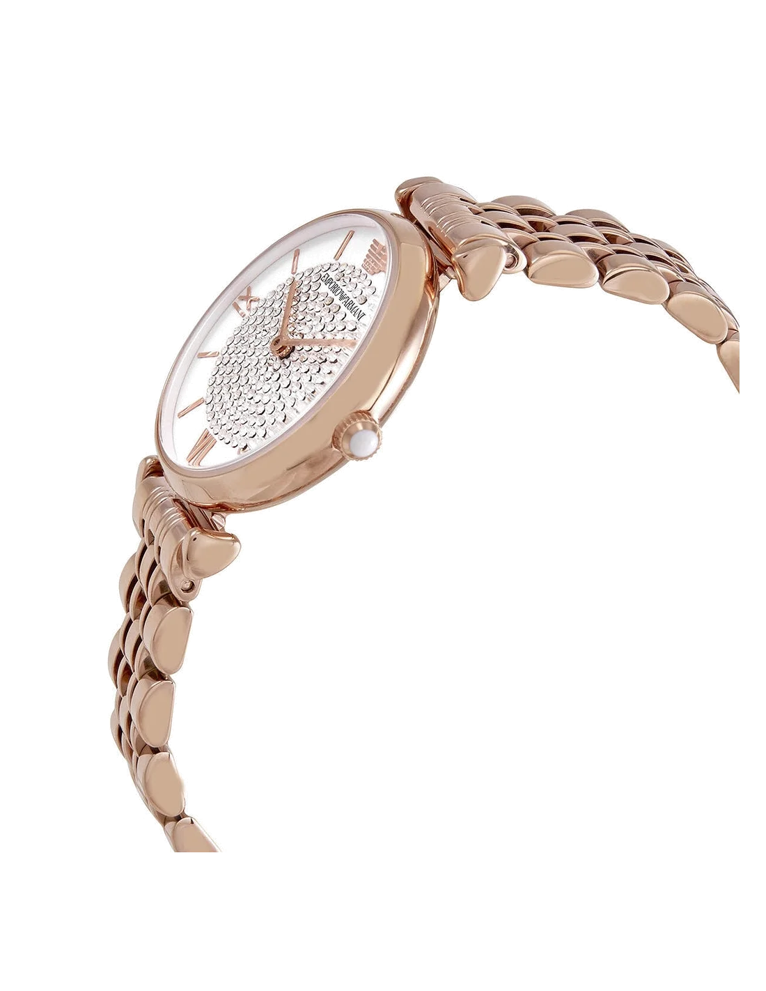 Montre Femme Emporio Armani AR11244 Gianni T-Bar en Acier Doré Rose vue 4