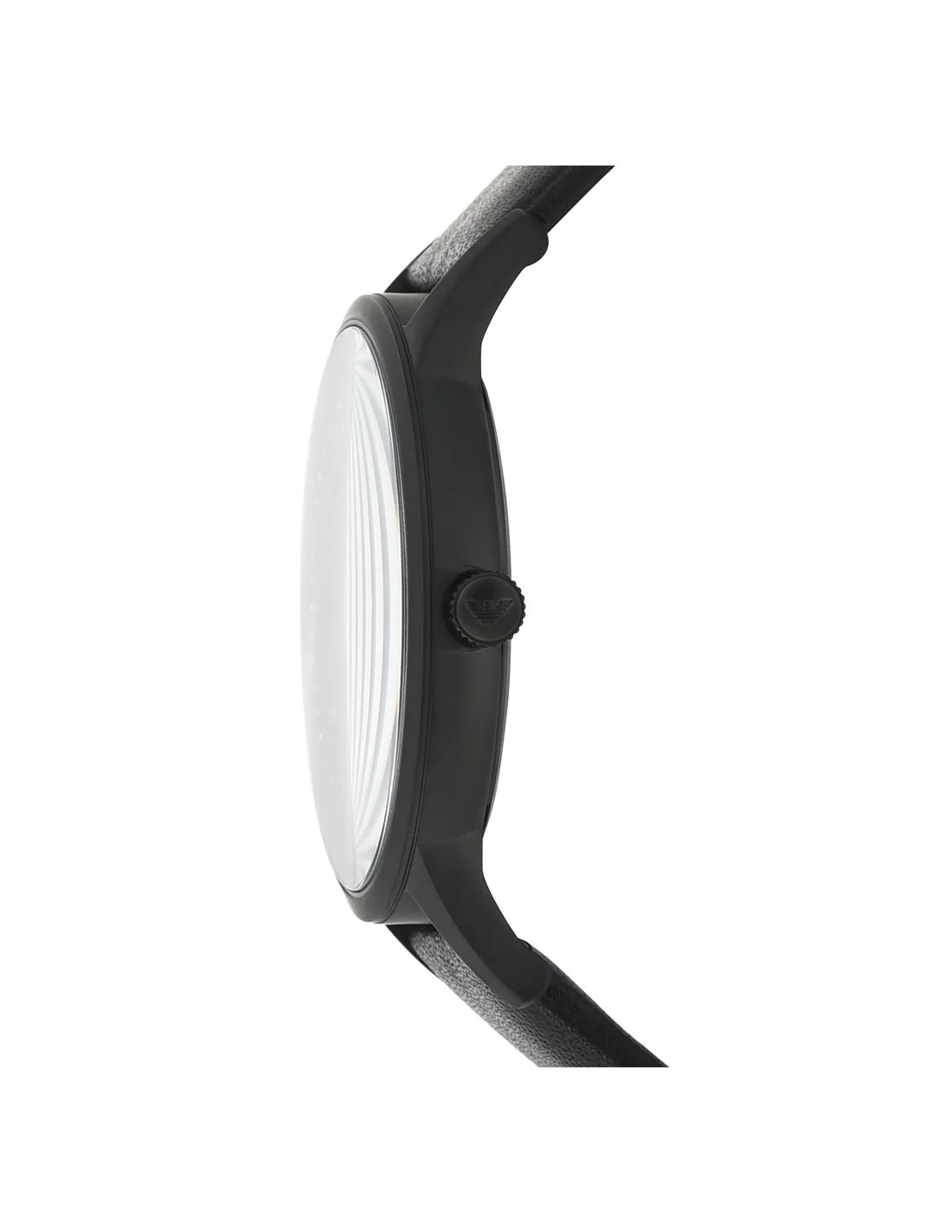 Montre Homme Emporio Armani Renato AR11276 - Cadran Nacre, Boîtier Acier Noir, Bracelet Cuir vue 2