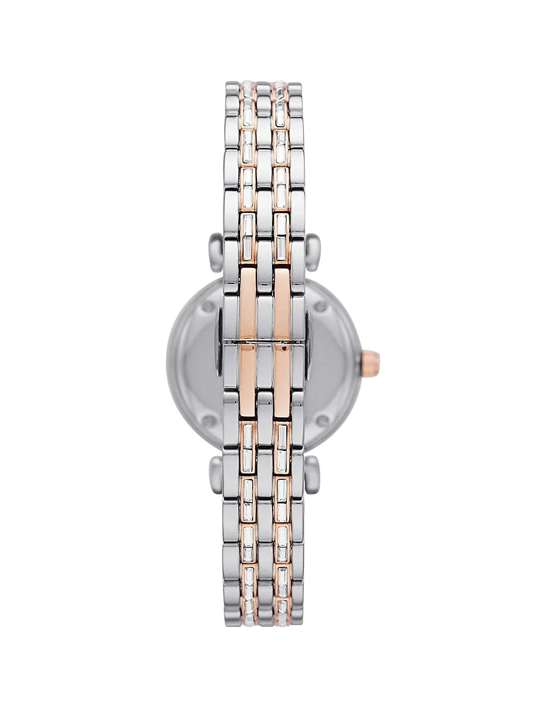 Montre Femme Emporio Armani AR11290 - Cadran Nacre, Boîtier Acier & Maille Milanaise Rose Gold vue 3